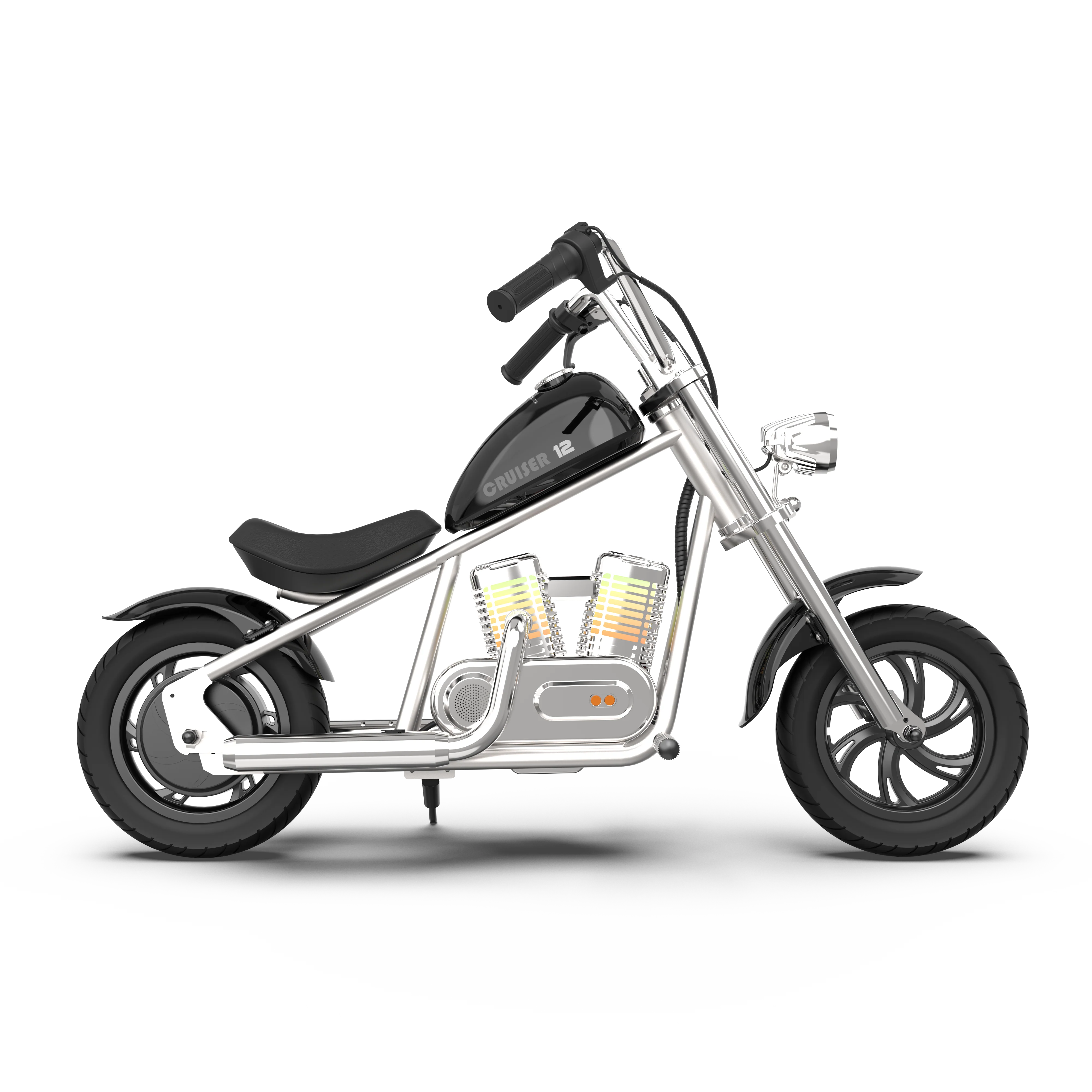 Cruiser 12 PLUS Kids Electric Dirt Bike Motorcycle (With App) - Black