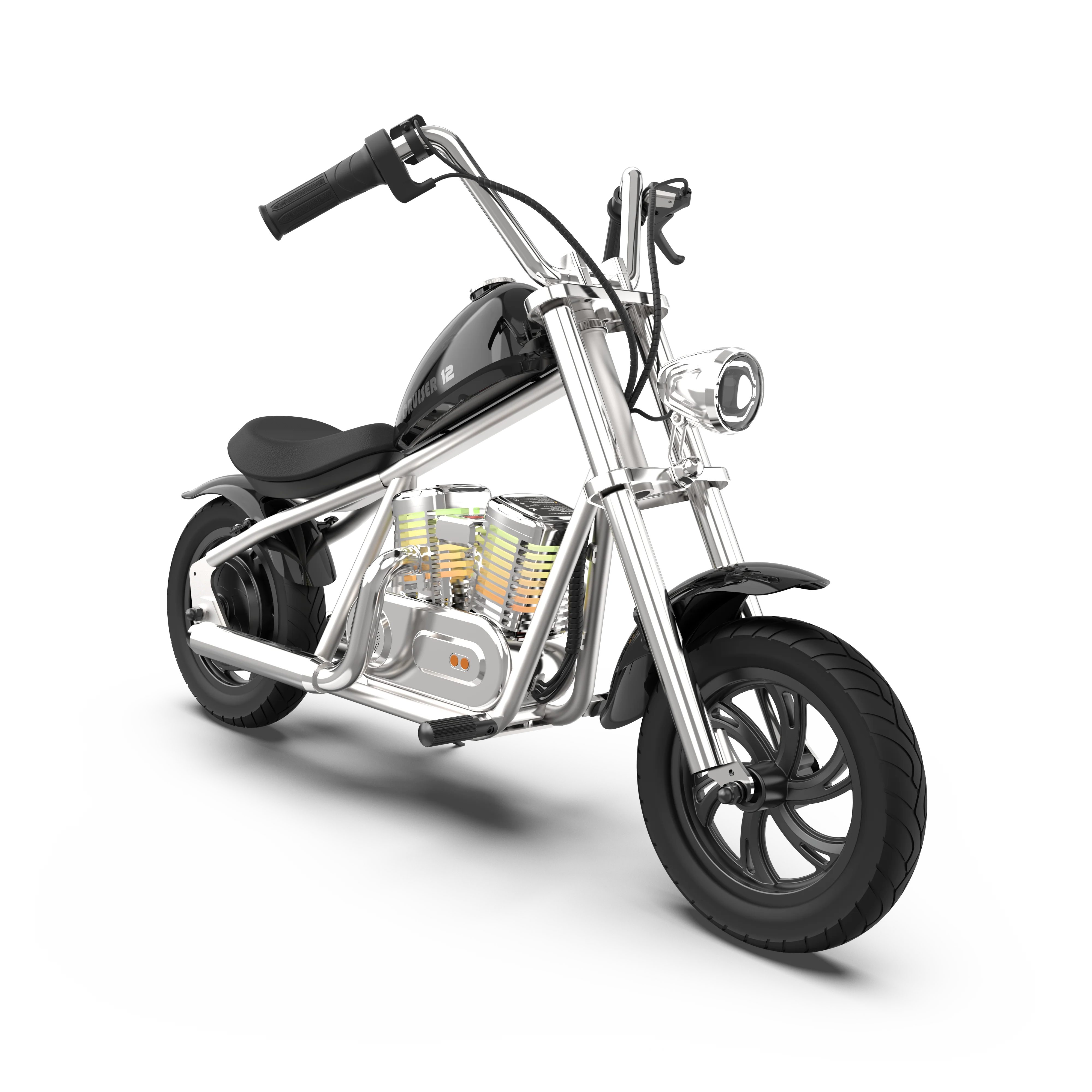 Cruiser 12 PLUS Kids Electric Dirt Bike Motorcycle (With App) - Black
