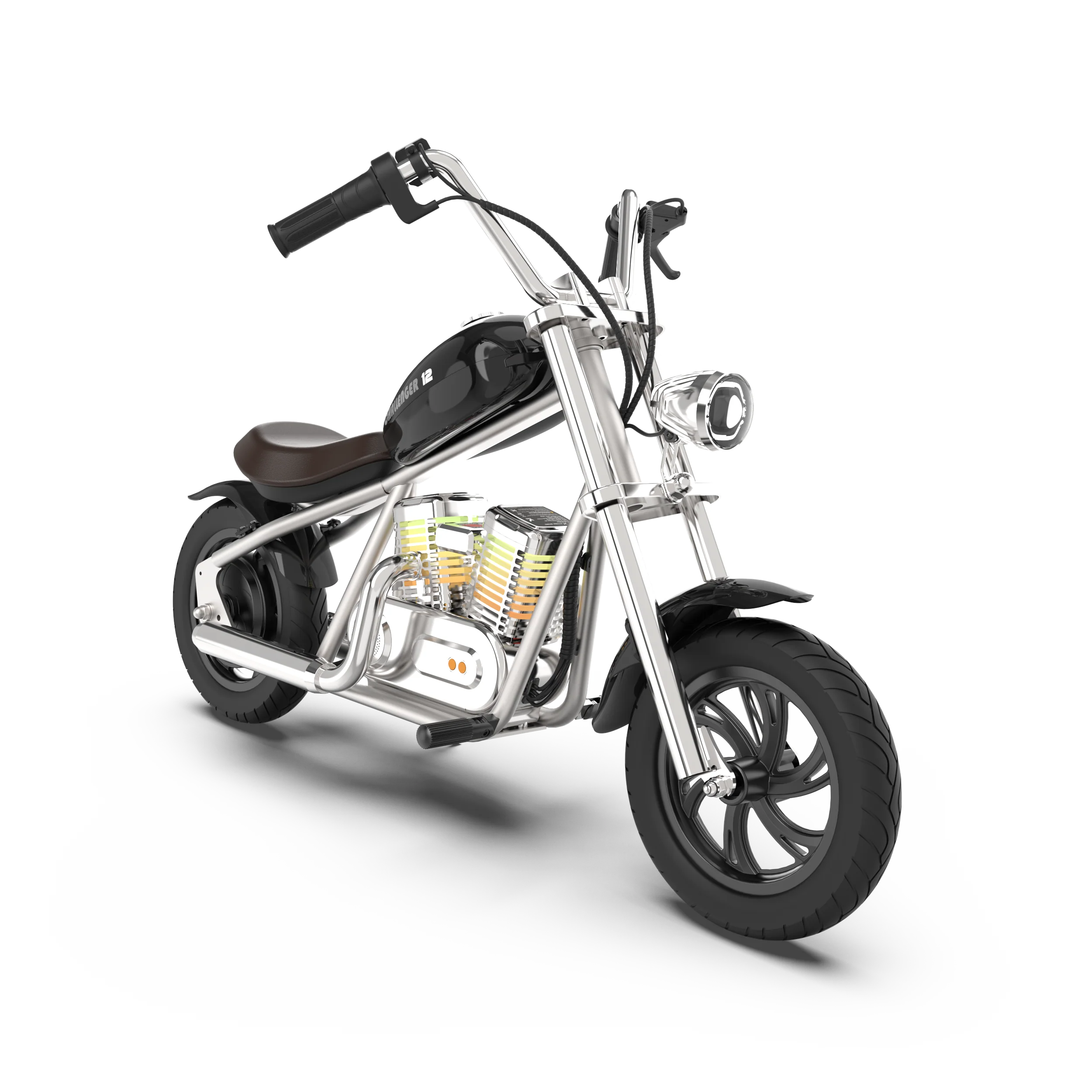 Challenger 12 PLUS Kids Electric Dirt Bike Motorcycle (With App) - Black
