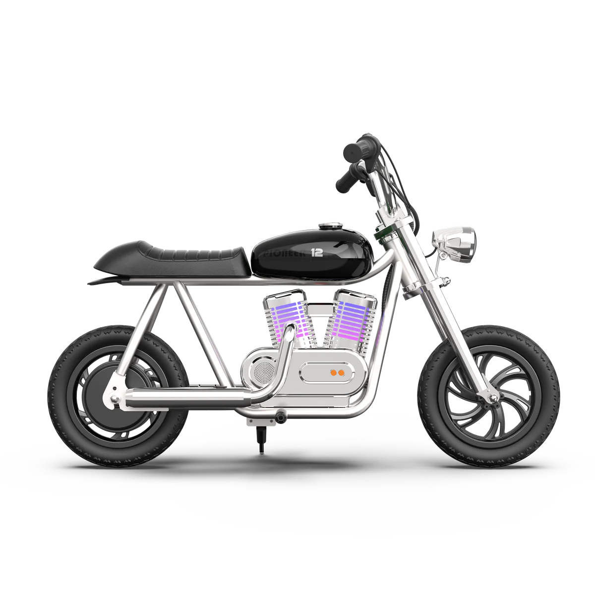 Pioneer 12 PLUS Kids Electric Dirt Bike Motorcycle (With App) - Black