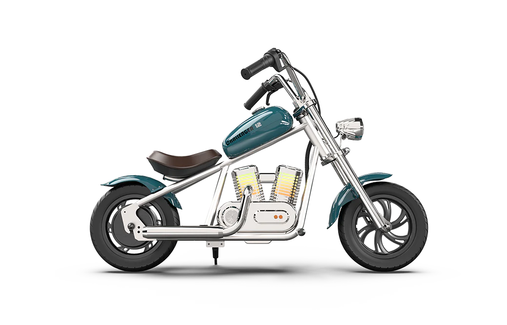 Challenger 12 PLUS Kids Electric Dirt Bike Motorcycle (With App) - Blue