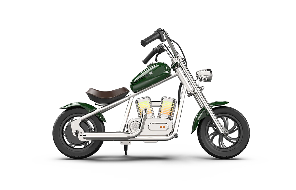 Challenger 12 PLUS Kids Electric Dirt Bike Motorcycle (With App) - Green