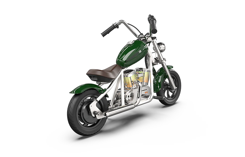 Challenger 12 PLUS Kids Electric Dirt Bike Motorcycle (With App) - Green