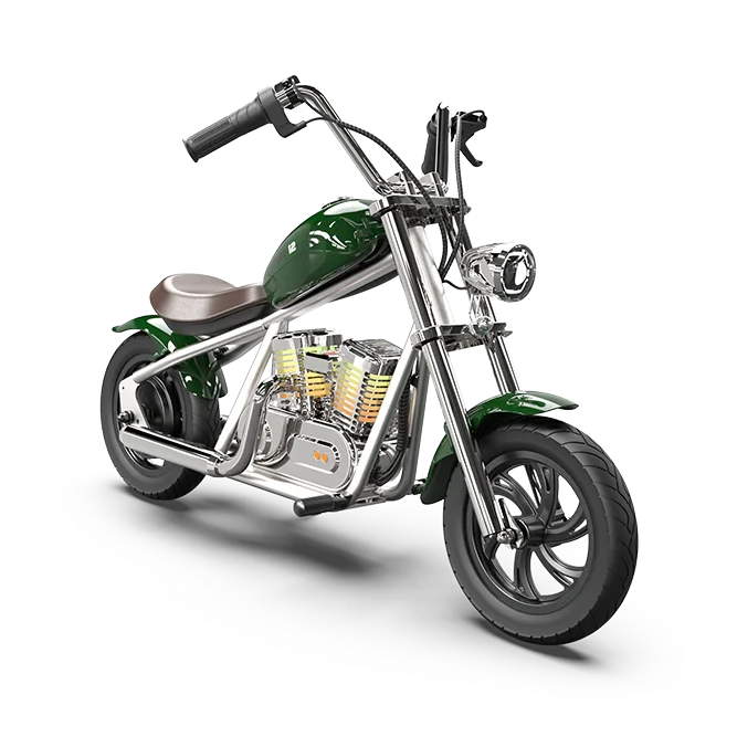 Challenger 12 PLUS Kids Electric Dirt Bike Motorcycle (With App) - Green