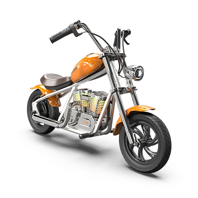 Challenger 12 PLUS Kids Electric Dirt Bike Motorcycle (With App) - Orange