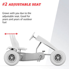 Berg Jeep® Revolution XXL Electric Pedal Go Kart