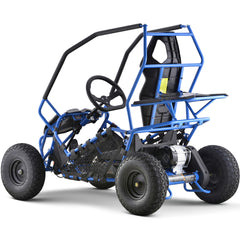 MotoTec Maverick Kids Electric 36v 1000w Go Kart Blue