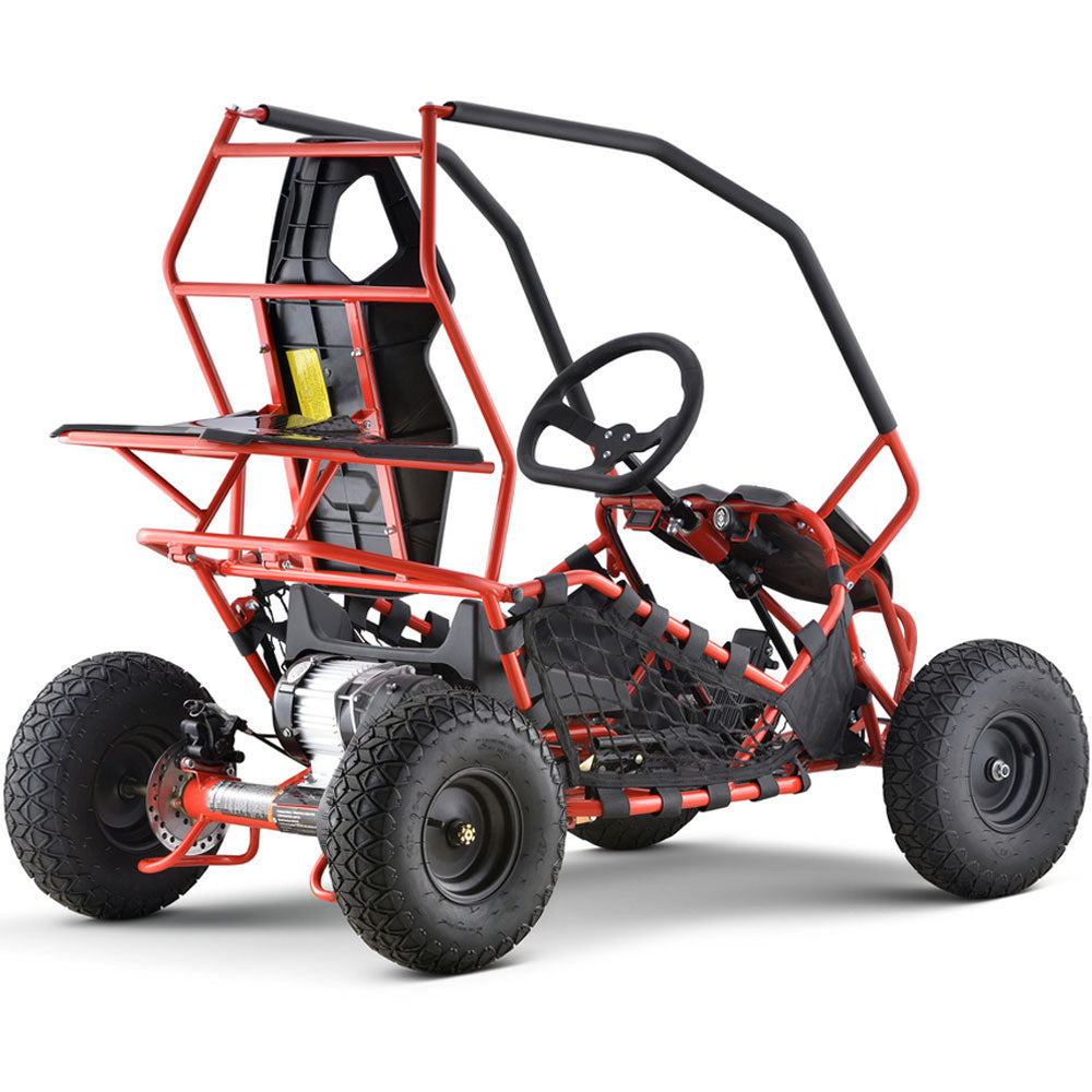 MotoTec Maverick Kids Electric 36v 1000w Go Kart Red