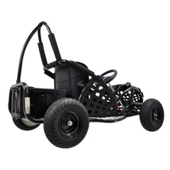 MotoTec Off Road Kids Electric 48v 1000w Go Kart Black