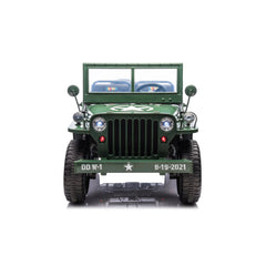 24V Freddo Military Willy Truck 3 Seater Electric Ride on