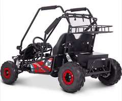 MotoTec Mud Monster XL Kids Electric 60v 2000w Go Kart Full Suspension
