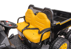 Freddo 24v 6 Wheeler Tractor Trailer Electric Go Kart w/ Dump Cart