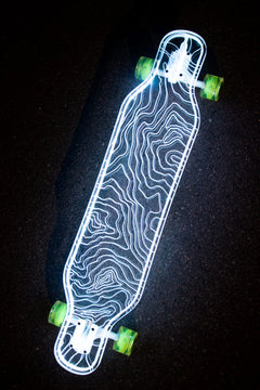 Ghost Boards LED Custom Longboard