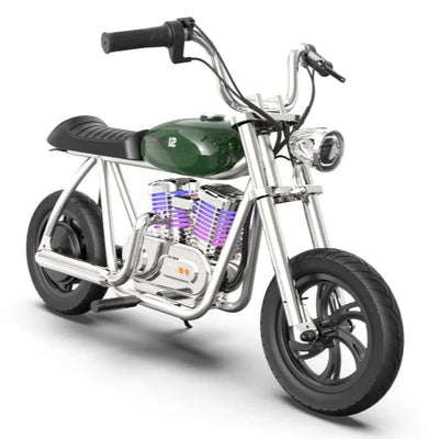 Pioneer 12 PLUS Kids Electric Dirt Bike Motorcycle (With App) - Green