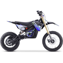 MotoTec 48v Pro Electric Dirt Bike 1600w Lithium Blue