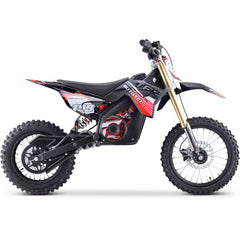 MotoTec 48v Pro Electric Dirt Bike 1600w Lithium Red