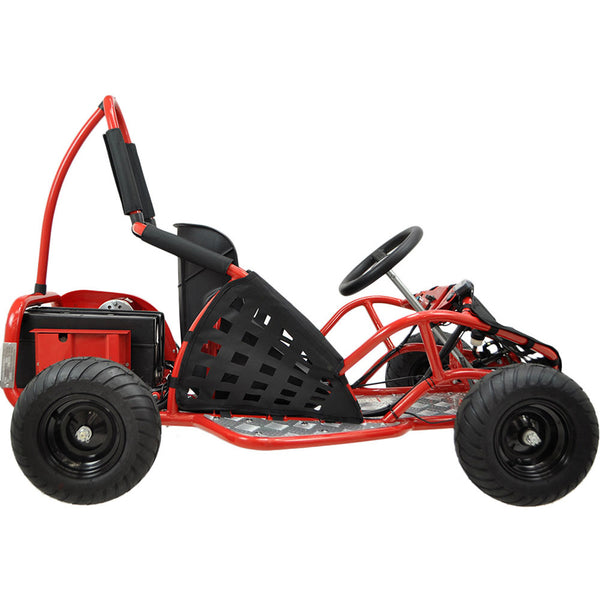 MotoTec Off Road Kids Electric 48v 1000w Go Kart Red – ElectricGoKarts